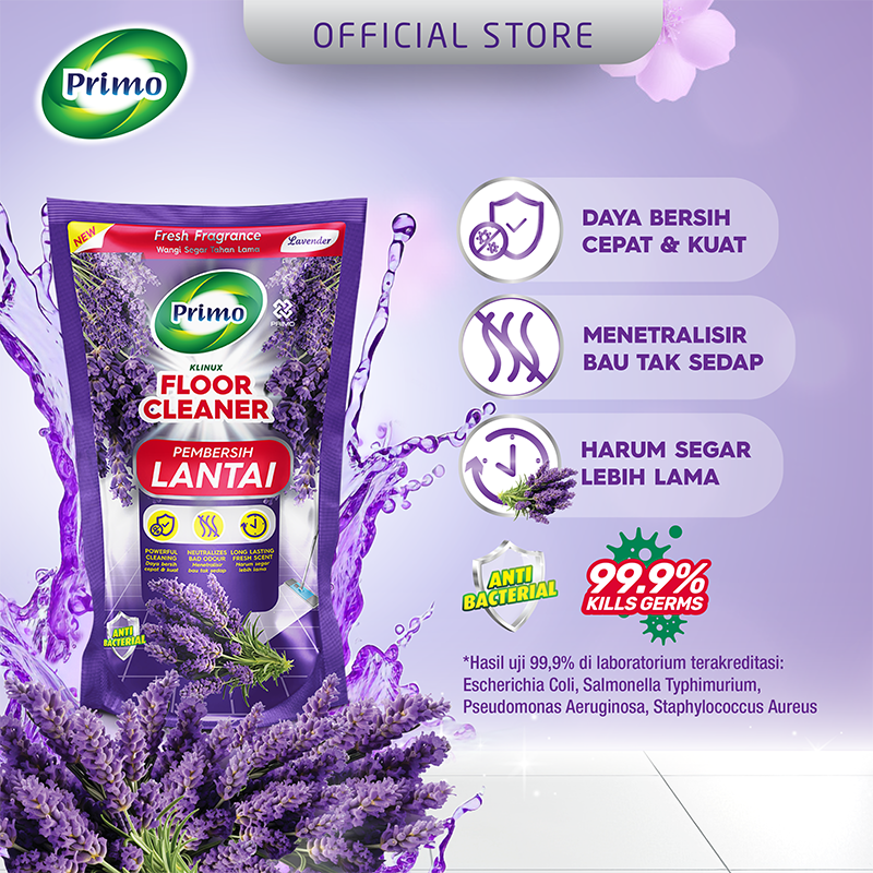 Floor Cleaner Lavender 12pcs x 700mL - Pembersih Lantai Anti Bakteri