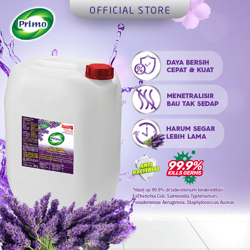 Floor Cleaner Lavender 20L - Pembersih Lantai Anti Bakteri