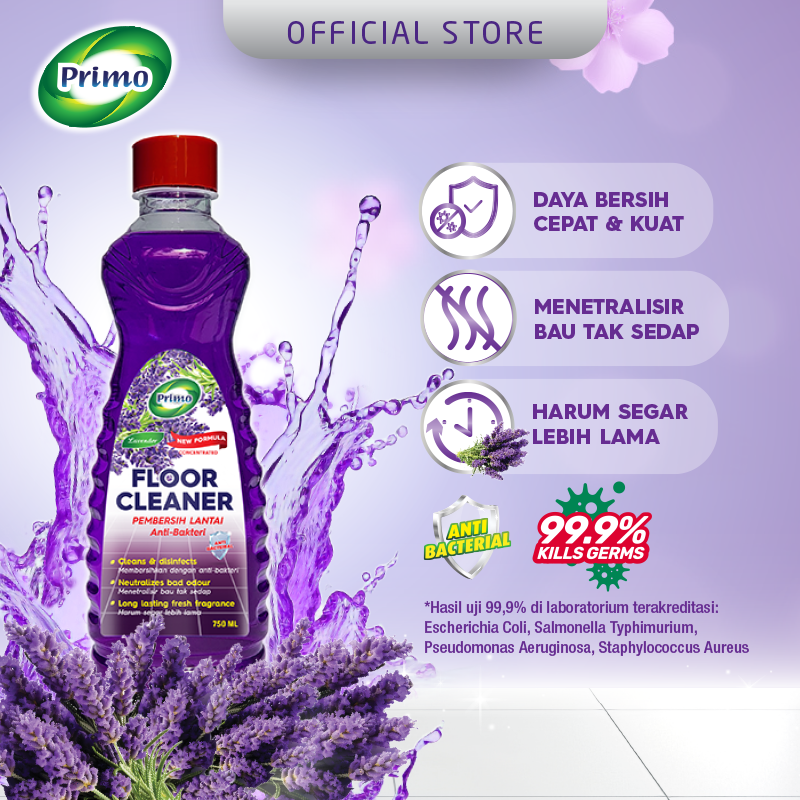 Floor Cleaner Lavender 750mL - Pembersih Lantai Anti Bakteri