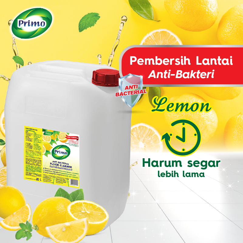 Floor Cleaner Lemon 20L - Pembersih Lantai Anti Bakteri
