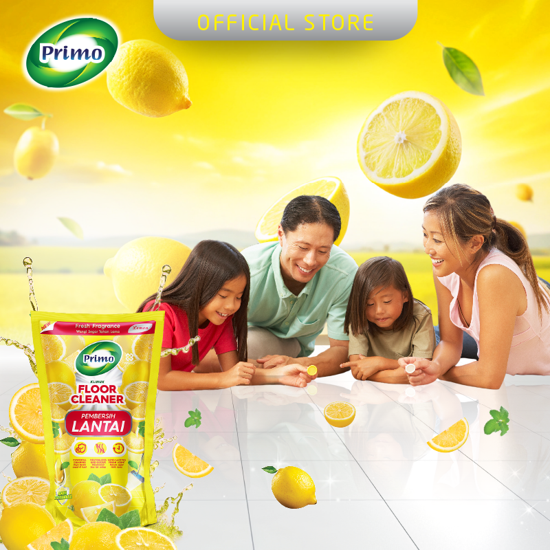 Floor Cleaner Lemon 12pcs x 700mL - Pembersih Lantai Anti Bakteri