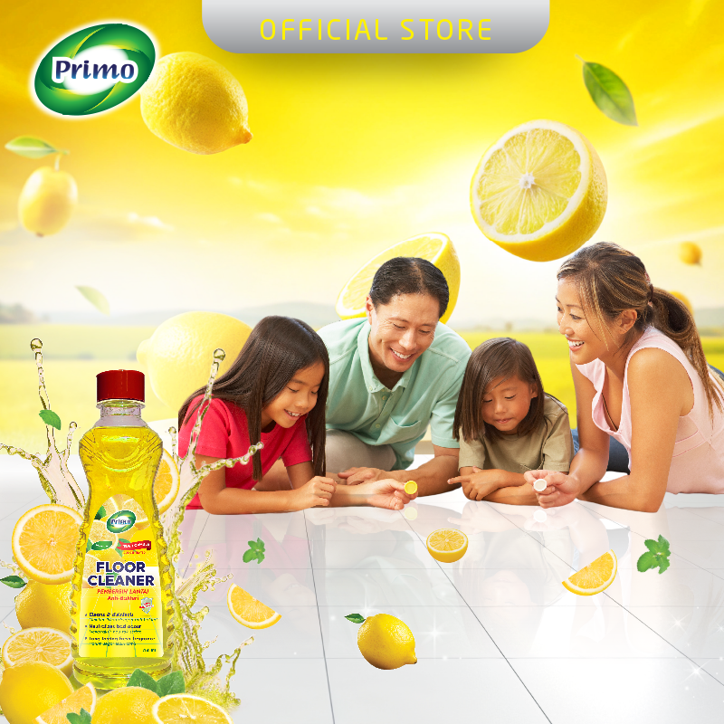 Floor Cleaner Lemon 750mL - Pembersih Lantai Anti Bakteri