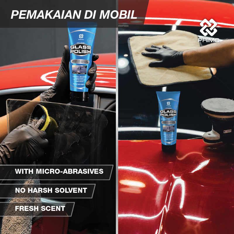 Glass Polish 320gr - Pembersih Kerak Jamur Kaca & Pengkilap Kaca