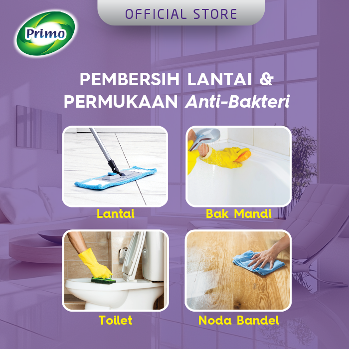 Floor Cleaner Lavender 12pcs x 700mL - Pembersih Lantai Anti Bakteri