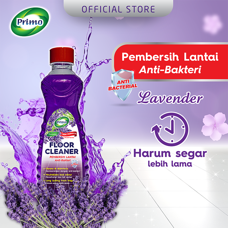 Floor Cleaner Lavender 750mL - Pembersih Lantai Anti Bakteri