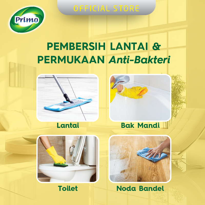 Floor Cleaner Lemon 12pcs x 700mL - Pembersih Lantai Anti Bakteri