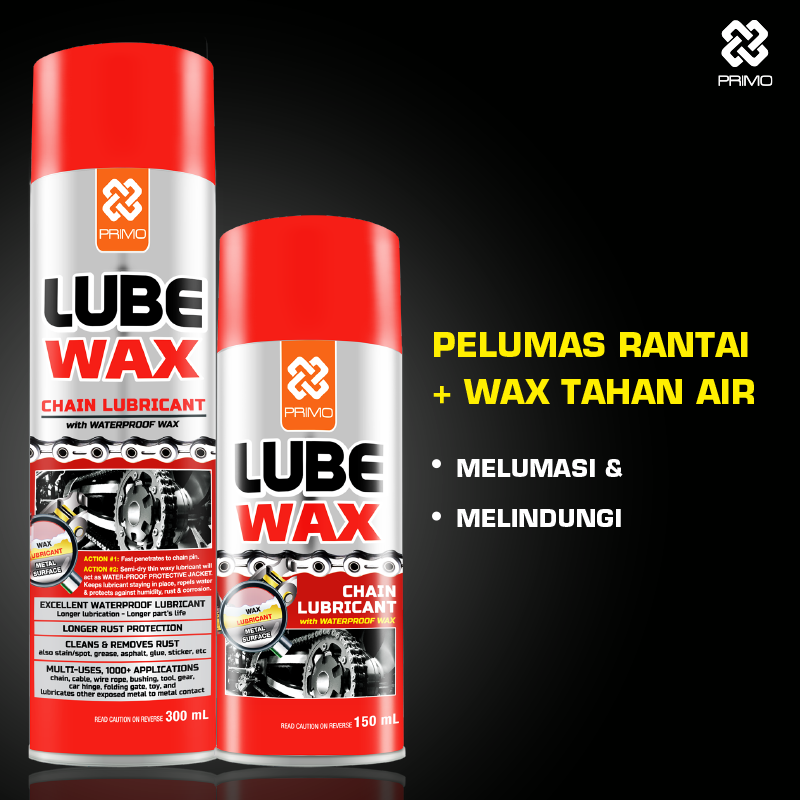Lube Wax 300mL - Pelumas rantai dengan Lapisan Wax (Chain Lubricant With Wax)