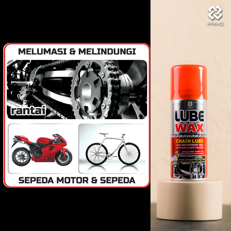 Lube Wax 150mL - Pelumas rantai dengan Lapisan Wax (Chain Lubricant With Wax)