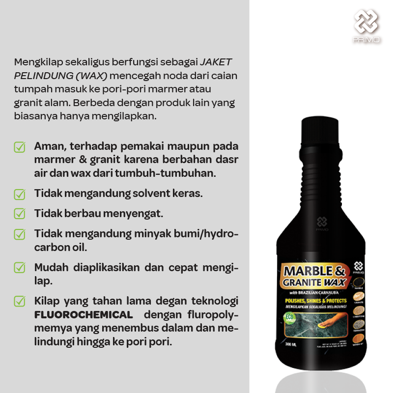 Marble & Granite Wax 300mL - Marble Granite Protector and Polisher