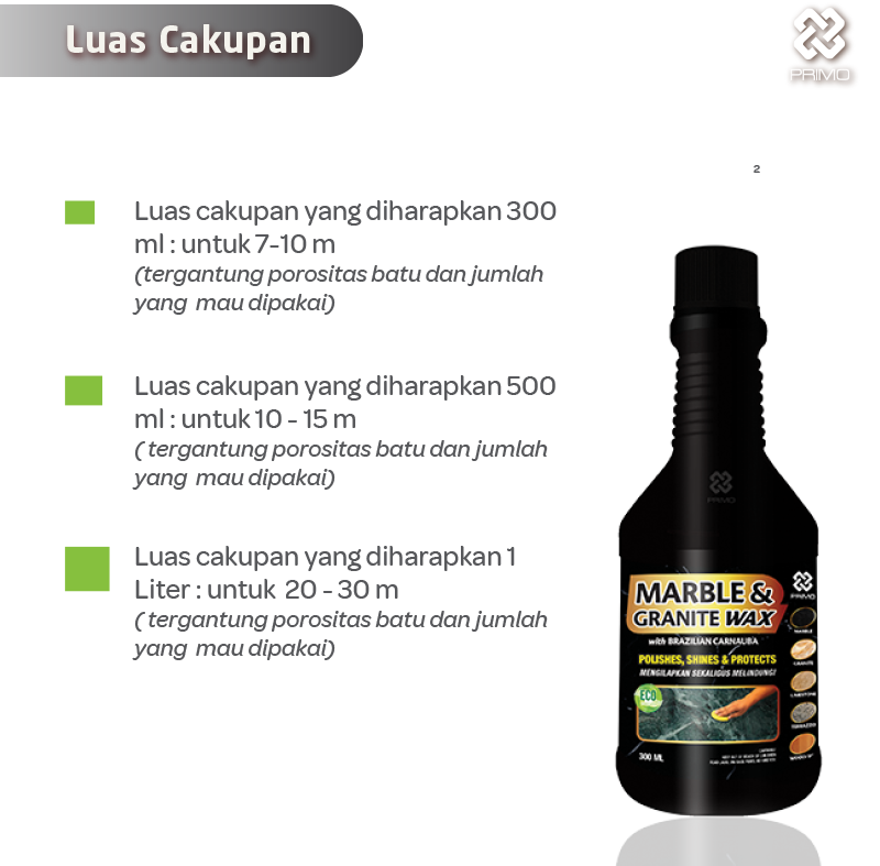 Marble & Granite Wax 300mL - Marble Granite Protector and Polisher