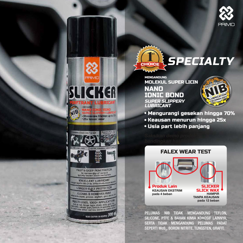 Slicker 300mL - Super Slippery Anti-Rust Multipurpose Lubricant (Lubricant Spray With NIB)