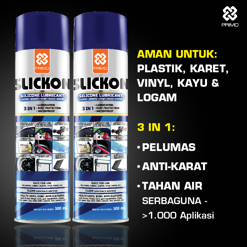 Slickon 300mL - Special Silicone Lubricant for Rubber and Plastic