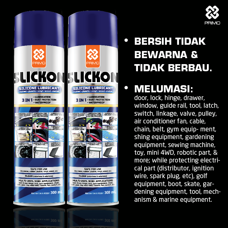 Slickon 300mL - Special Silicone Lubricant for Rubber and Plastic