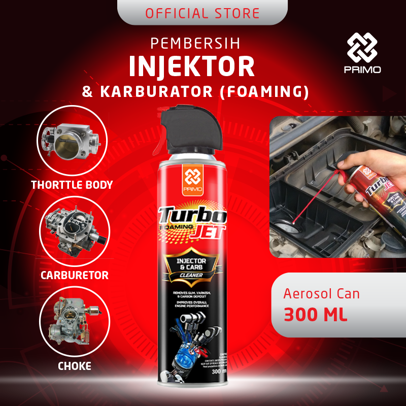 Turbo Jet 300mL - Pembersih Injektor dan Karburator (Foaming)