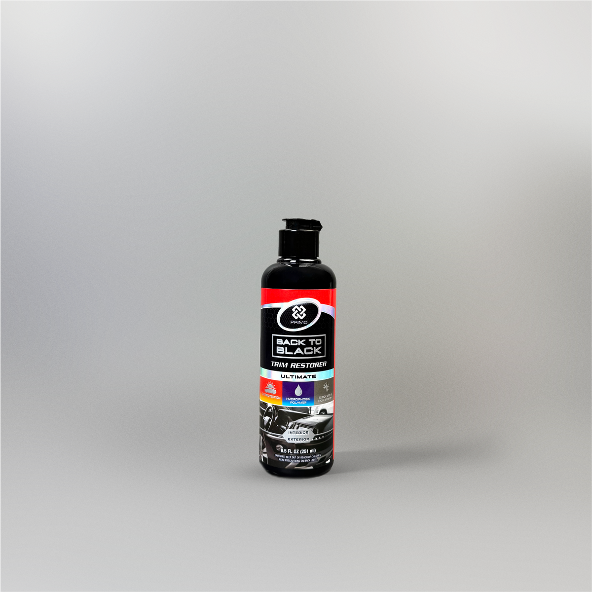 Ultimate Back to Black Trim Restorer Interior & Exterior 251mL