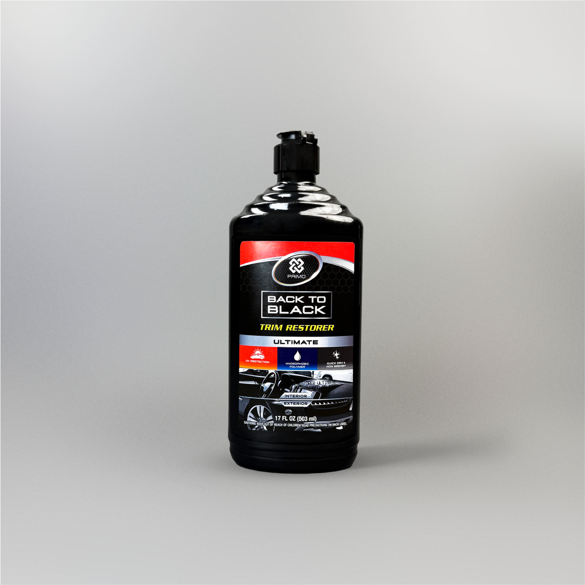 Ultimate Back to Black Trim Restorer Interior & Exterior 503mL
