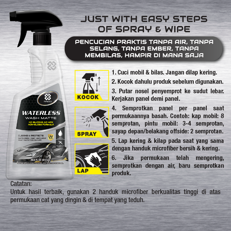 Waterless Wash & Matte 251mL