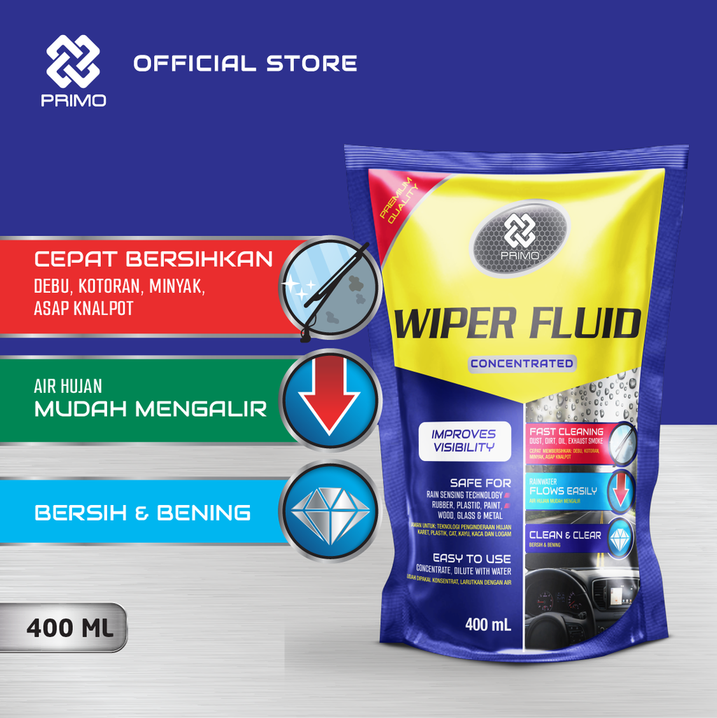 Wiper Fluid 400mL - Cairan Wiper Mobil Concentrate