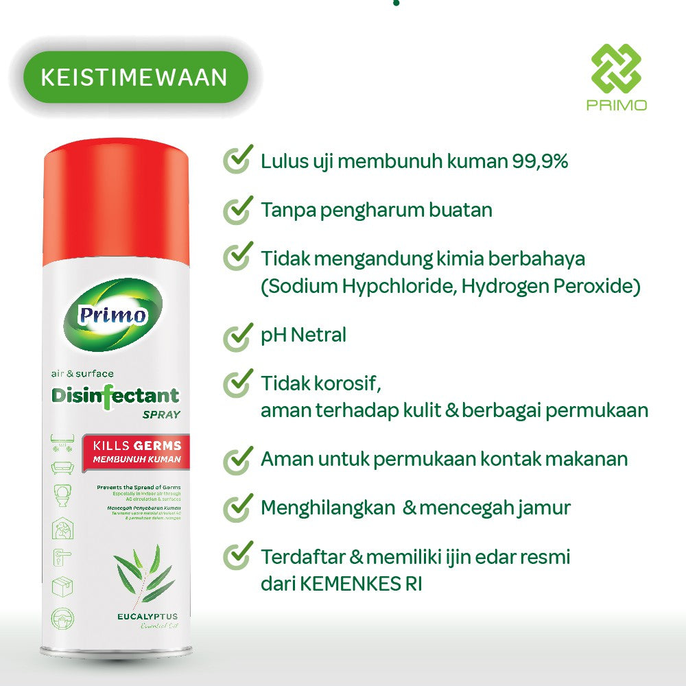 Eucalyptus Air & Surface Disinfectant Fogging Spray 500mL