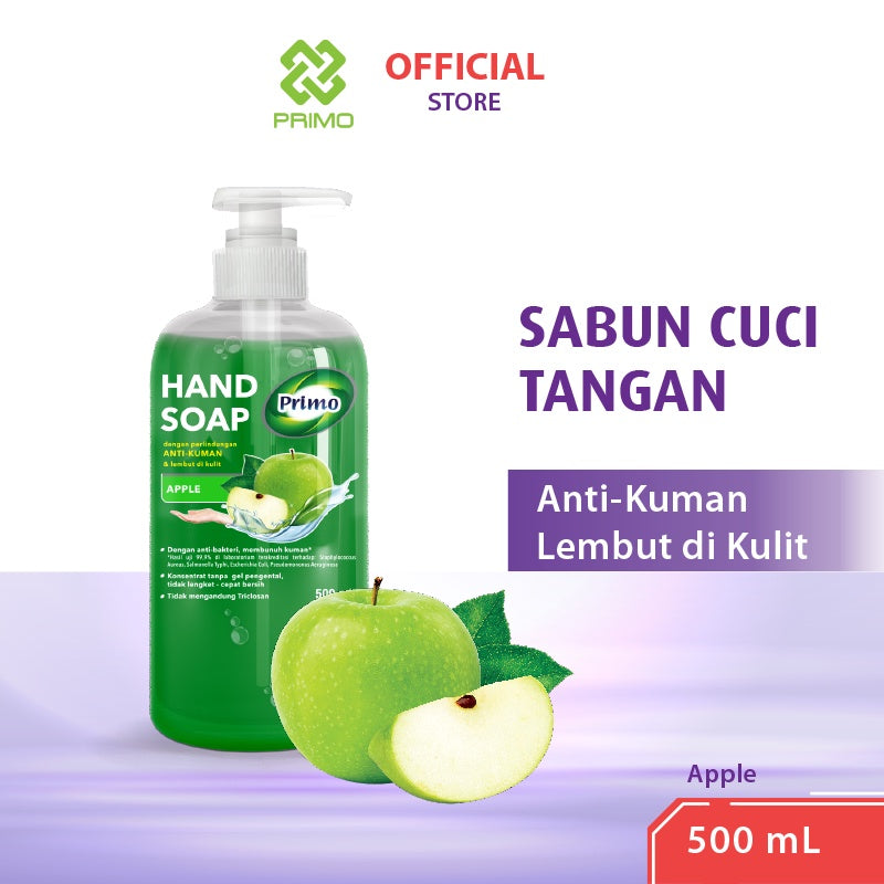 Handsoap Apple 500mL -  Sabun Cuci Tangan Anti Bacterial