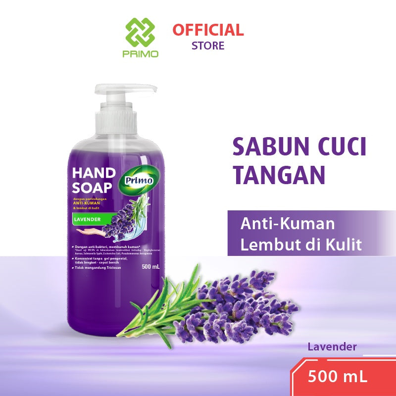 Handsoap Lavender 500mL -  Sabun Cuci Tangan Anti Bacterial