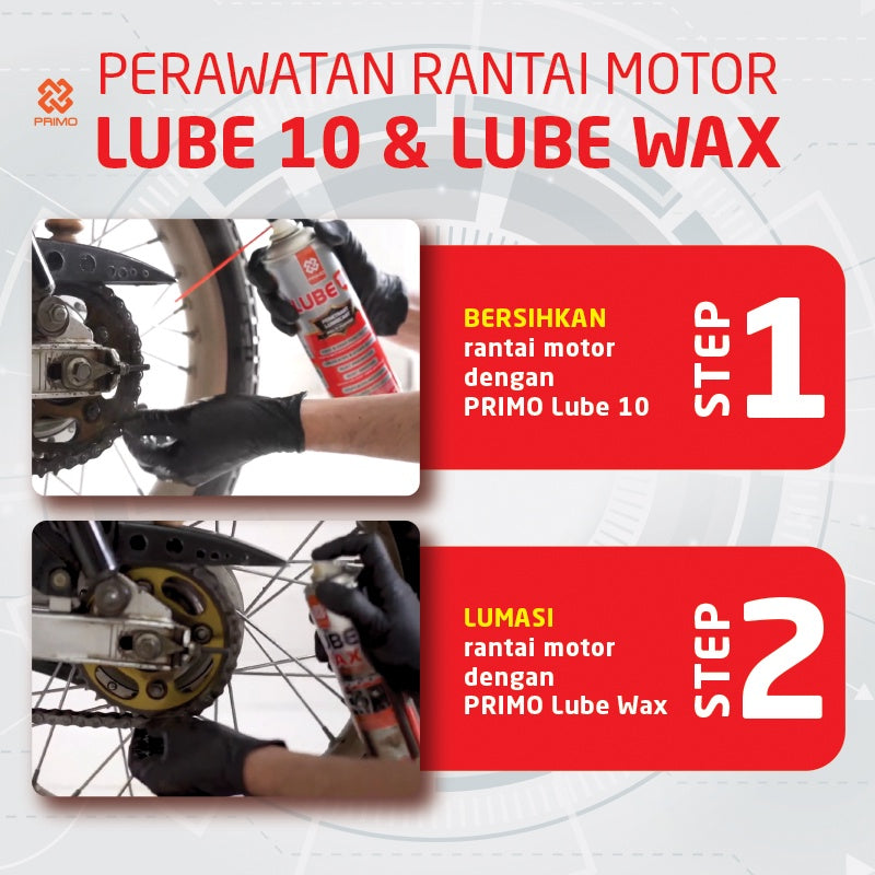 Lube Wax 300mL - Pelumas rantai dengan Lapisan Wax (Chain Lubricant With Wax)