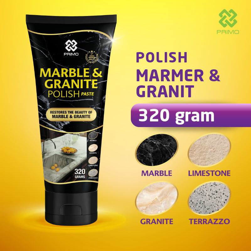 Marble & Granite Polish Paste 320Gr - Ready-to-Use Marble Granite Polisher & Shiner