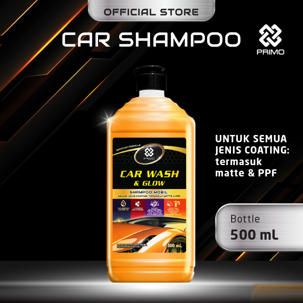 Car Wash & Glow 500mL - Gold Class Car Shampoo