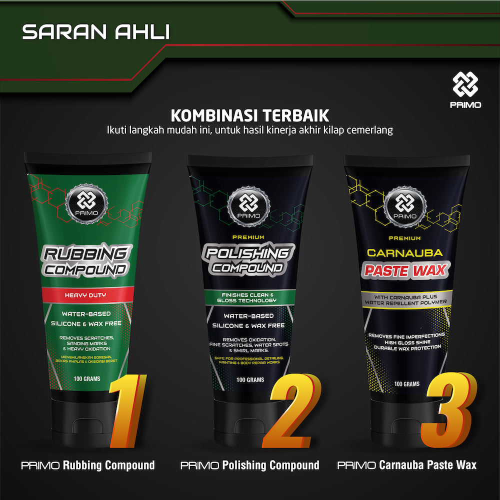 Rubbing Compound 300gr - Penghilang Goresan & Baret Heavy Duty