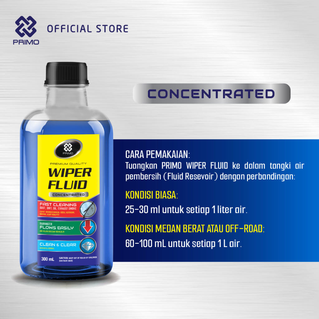 Wiper Fluid 400mL - Cairan Wiper Mobil Concentrate