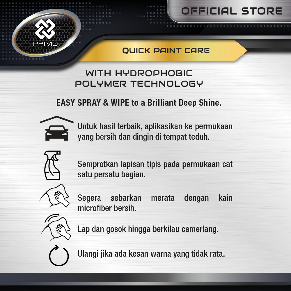 Quick Detailer 251mL - Quick Paint Care Spray & Wipe