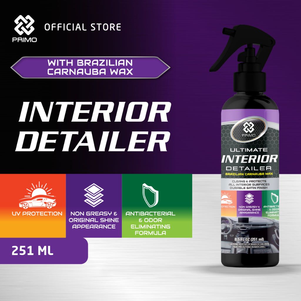 Ultimate Interior Detailer 251mL - Interior Cleaner & Protectant with Carnauba Wax