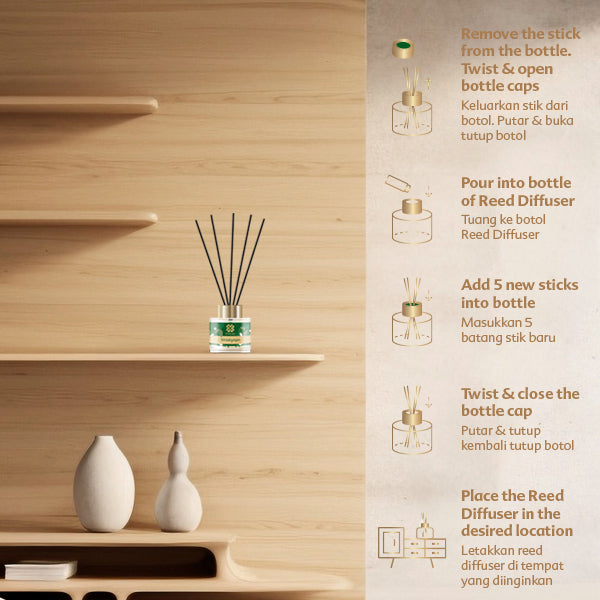 Reed Diffuser Teh Kahyangan 30mL - Special Package