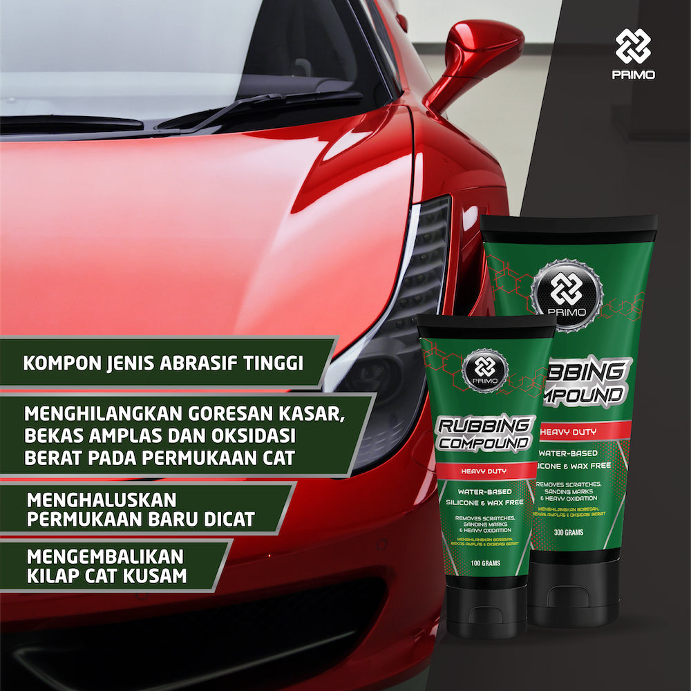Rubbing Compound 300gr - Penghilang Goresan & Baret Heavy Duty