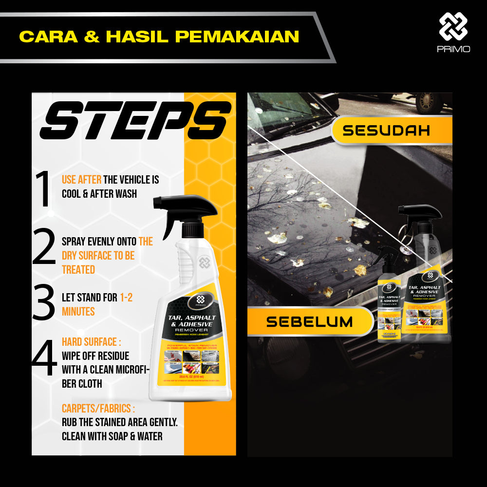 Tar, Asphalt & Adhesive Remover 251mL - Penghilang Aspal, Tar & Lem