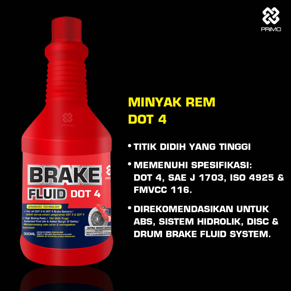 Brake Fluid Dot 4 - Minyak Rem 1L