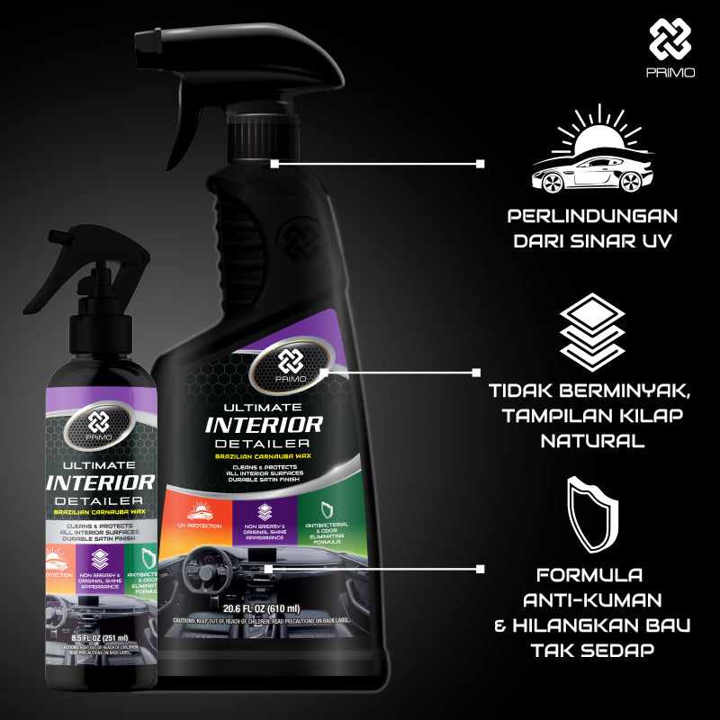 Ultimate Interior Detailer 610mL - Pembersih & Pelindung Interior dengan Carnauba Wax