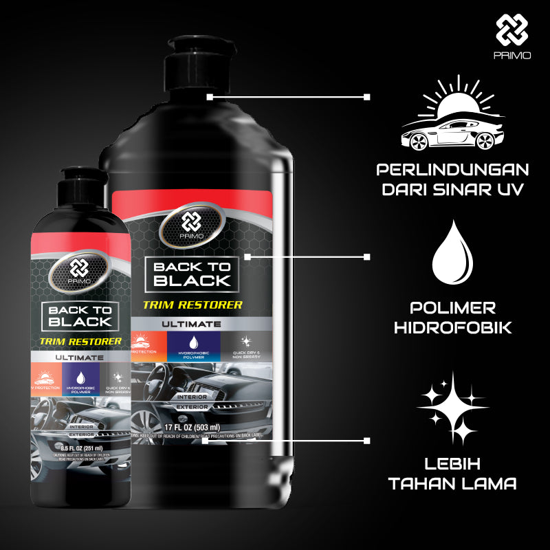 Back to Black Trim Restorer Dressing Plastik Karet 503mL - Pengkilap & Perawatan Trim