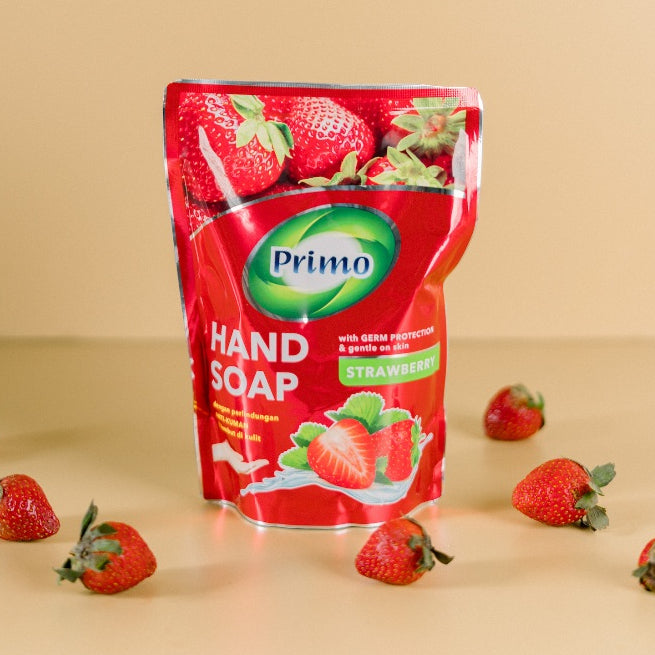 Handsoap Strawberry 500mL -  Sabun Cuci Tangan Anti Bacterial