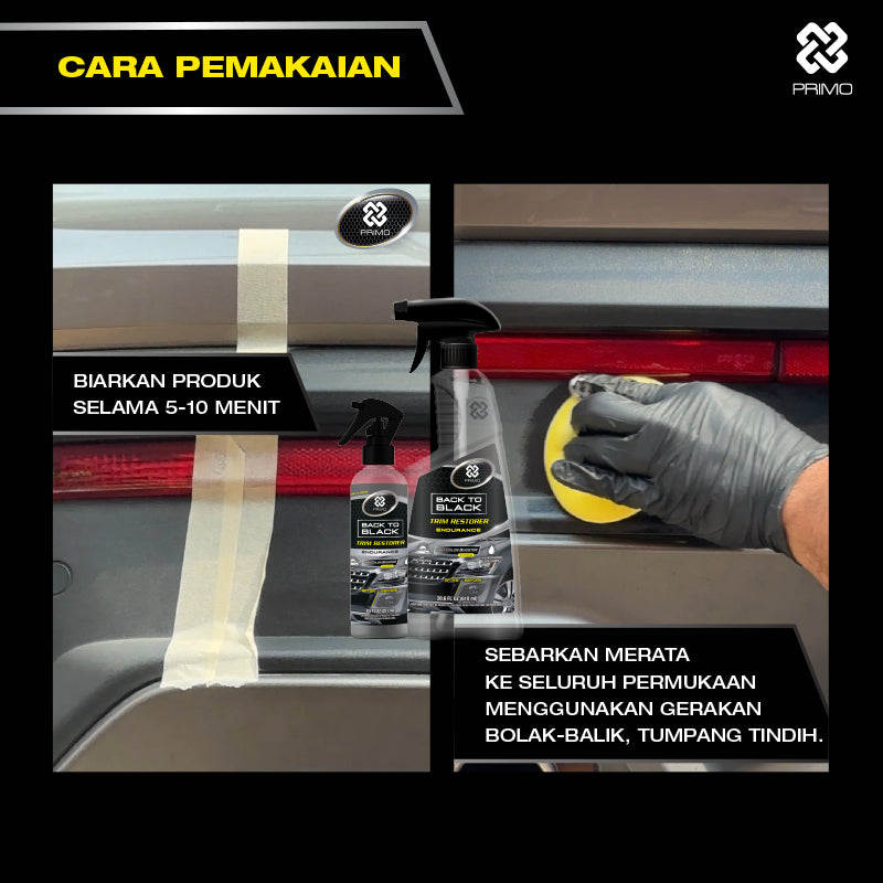 Back to Black Trim Restorer Endurance 251mL - Pengkilap & Perawatan Trim Exterior