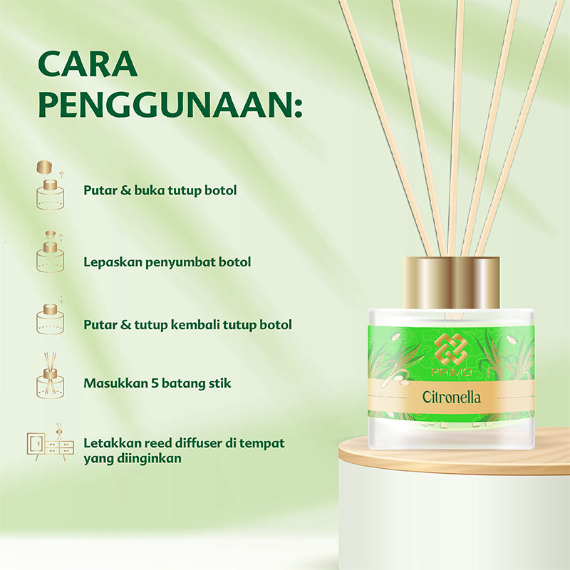 Citronella Reed Diffuser Refill 30mL