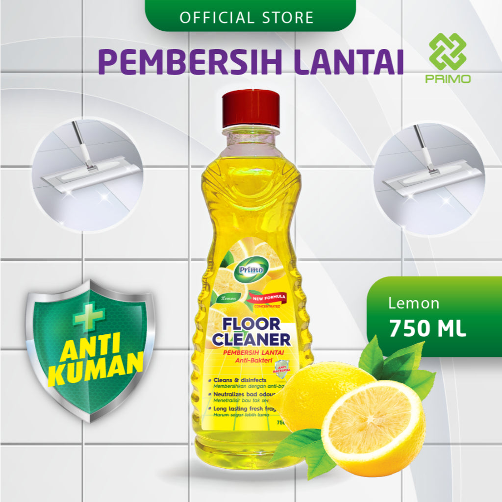 Floor Cleaner Lemon 750mL - Pembersih Lantai Anti Bakteri