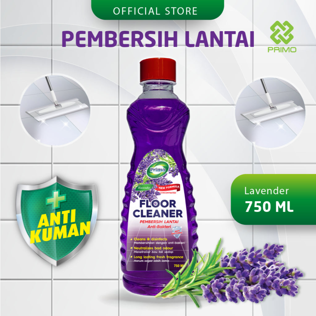 Floor Cleaner Lavender 750mL - Pembersih Lantai Anti Bakteri