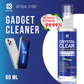 Crystal Clear Gadget Cleaner 60mL - Gadget, Lens, Screen Cleaner, Antiseptic Disinfectant