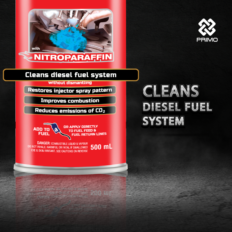 Diesel Purge 500mL - Obat Tune Up Pembersih Sistem Bahan Bakar Mesin Diesel Tanpa Bongkar