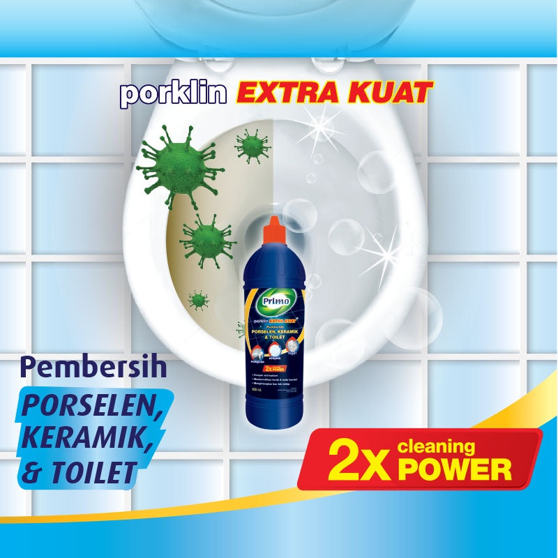 Porklin Blue Strong 20L - Ceramic, Porcelain, Bathroom & Toilet Cleaner